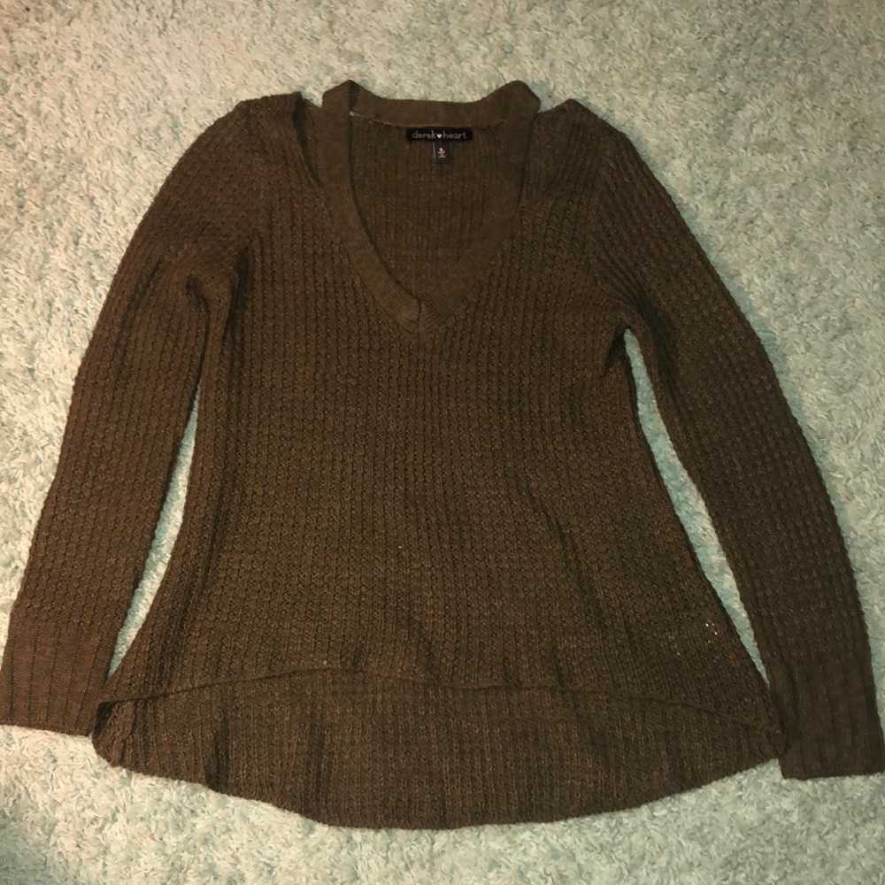 Olive green sweater